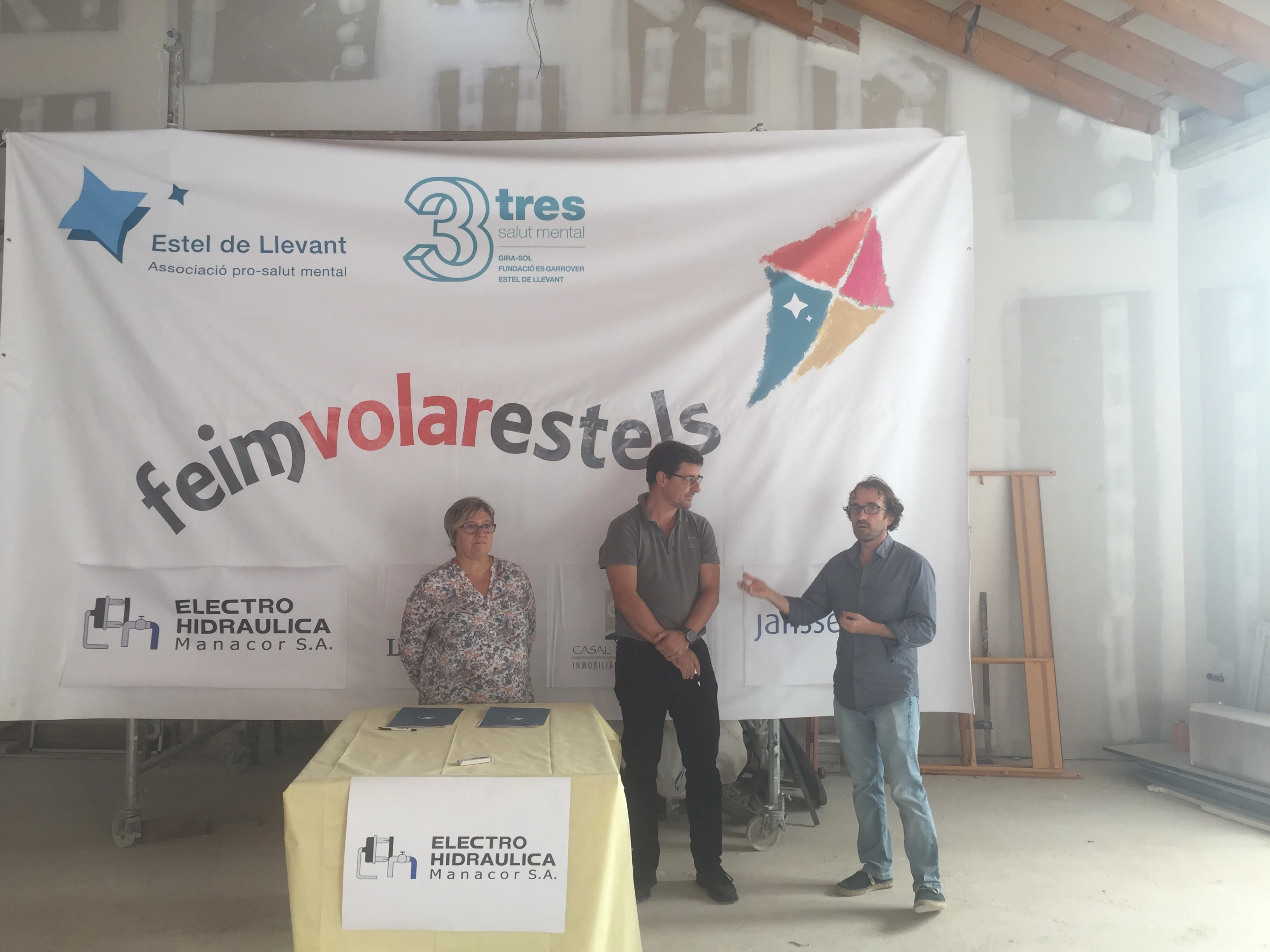 Electro Hidráulica Manacor aporta 72.100 euros a la nueva sede de Estel de Llevant, lista a finales de año