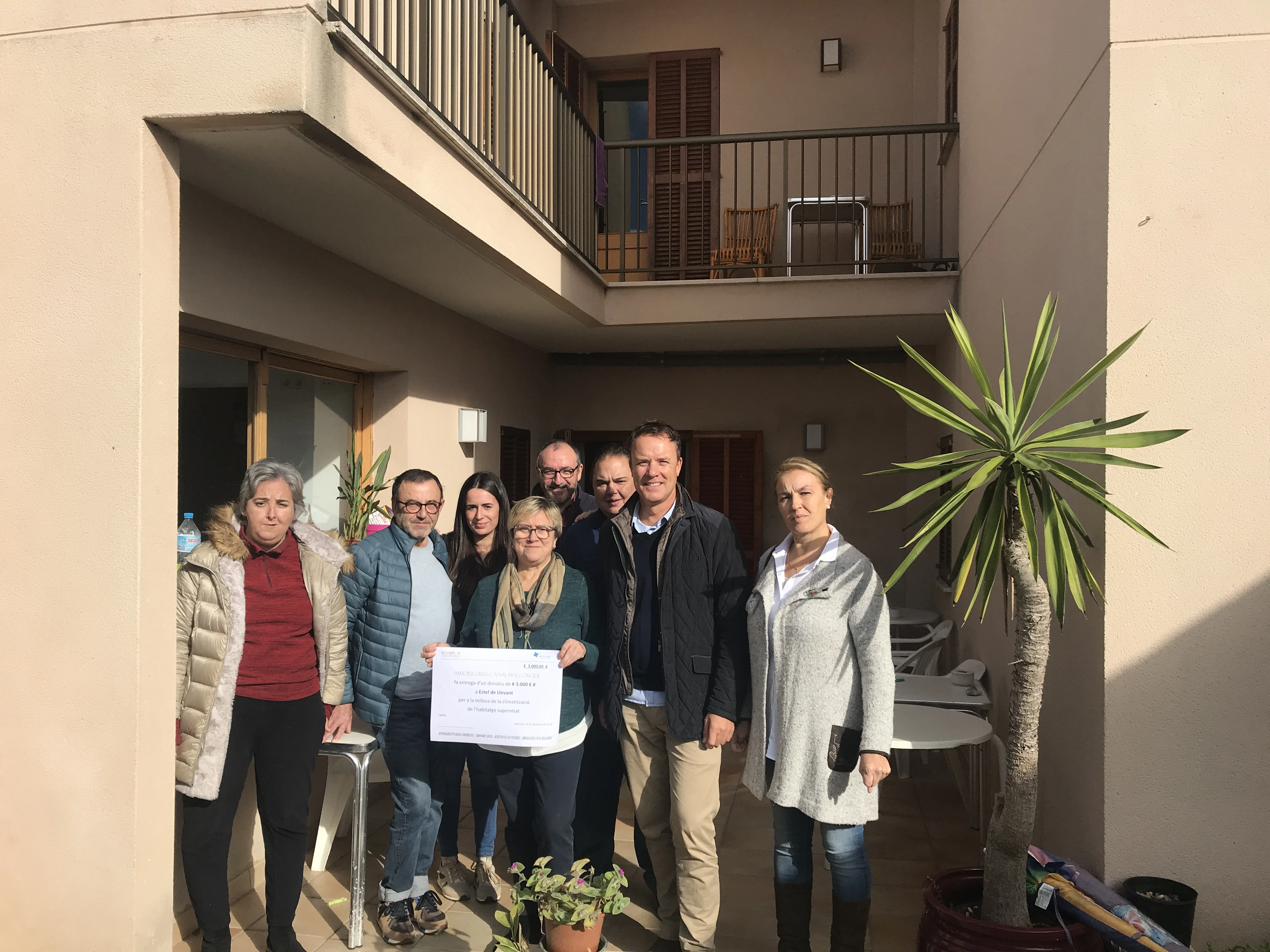 Inmobiliaria Casal Mallorquí dona 3.000 euros a Estel de Llevant