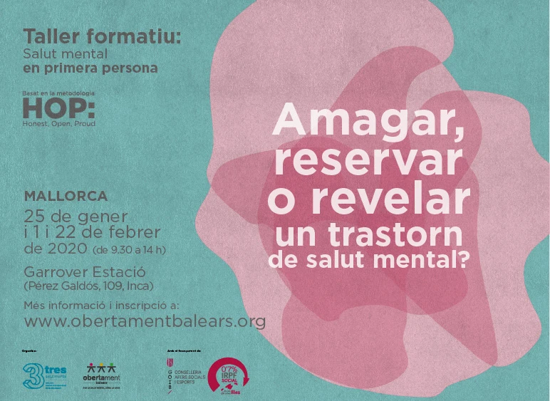 Taller en Mallorca: ¿Esconder, reservar o revelar un trastorno de salud mental?