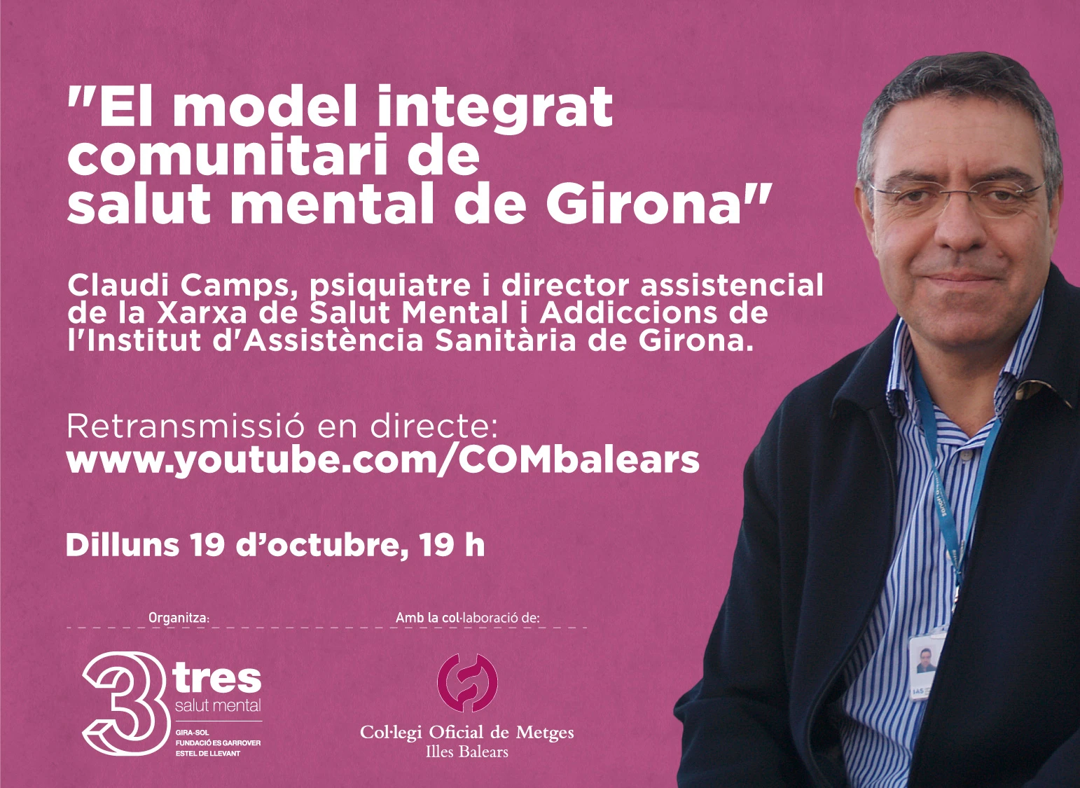 Conferència del Dr. Claudi Camps sobre el model comunitari de salut mental de Girona