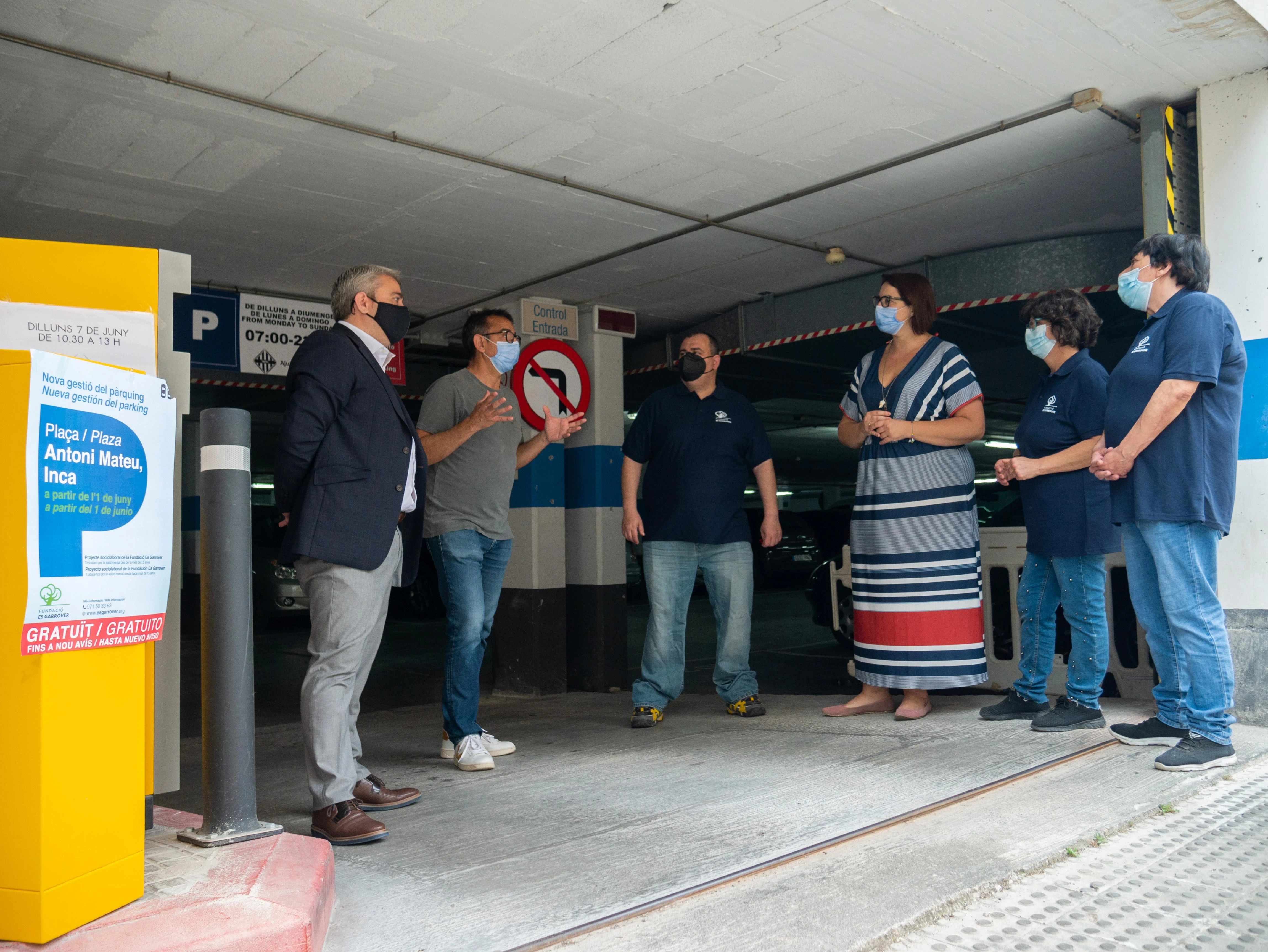 La Fundació Es Garrover gestionarà els aparcaments de la plaça Mallorca i la plaça Antoni Mateu