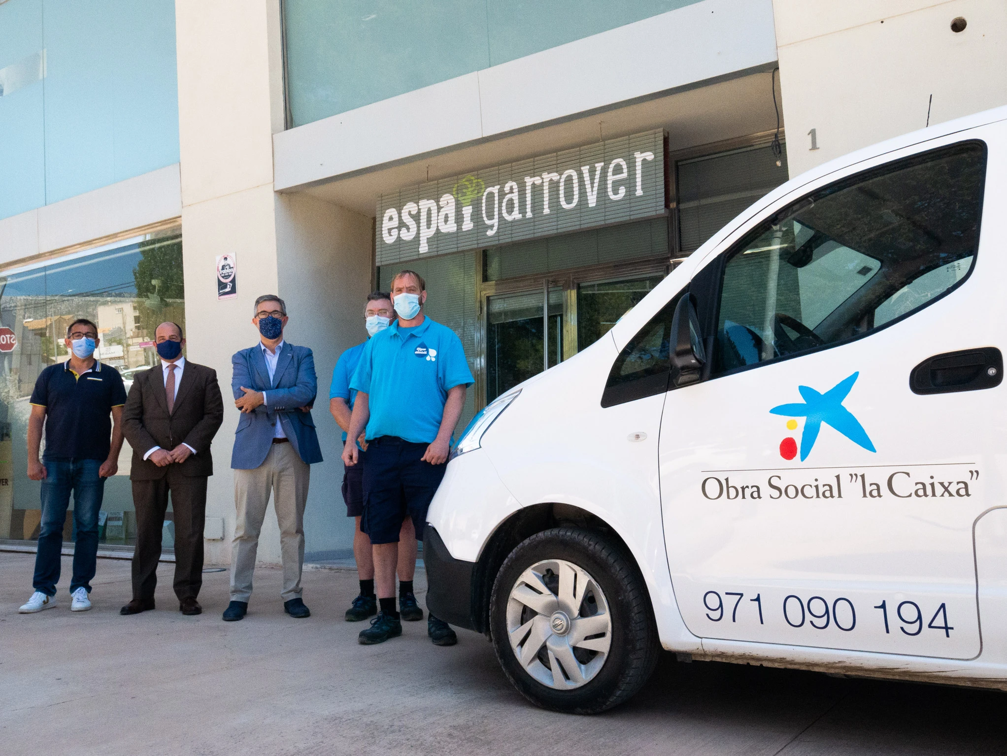 La Fundació Es Garrover estrena furgoneta elèctrica amb el suport de Fundació "la Caixa" i CaixaBank