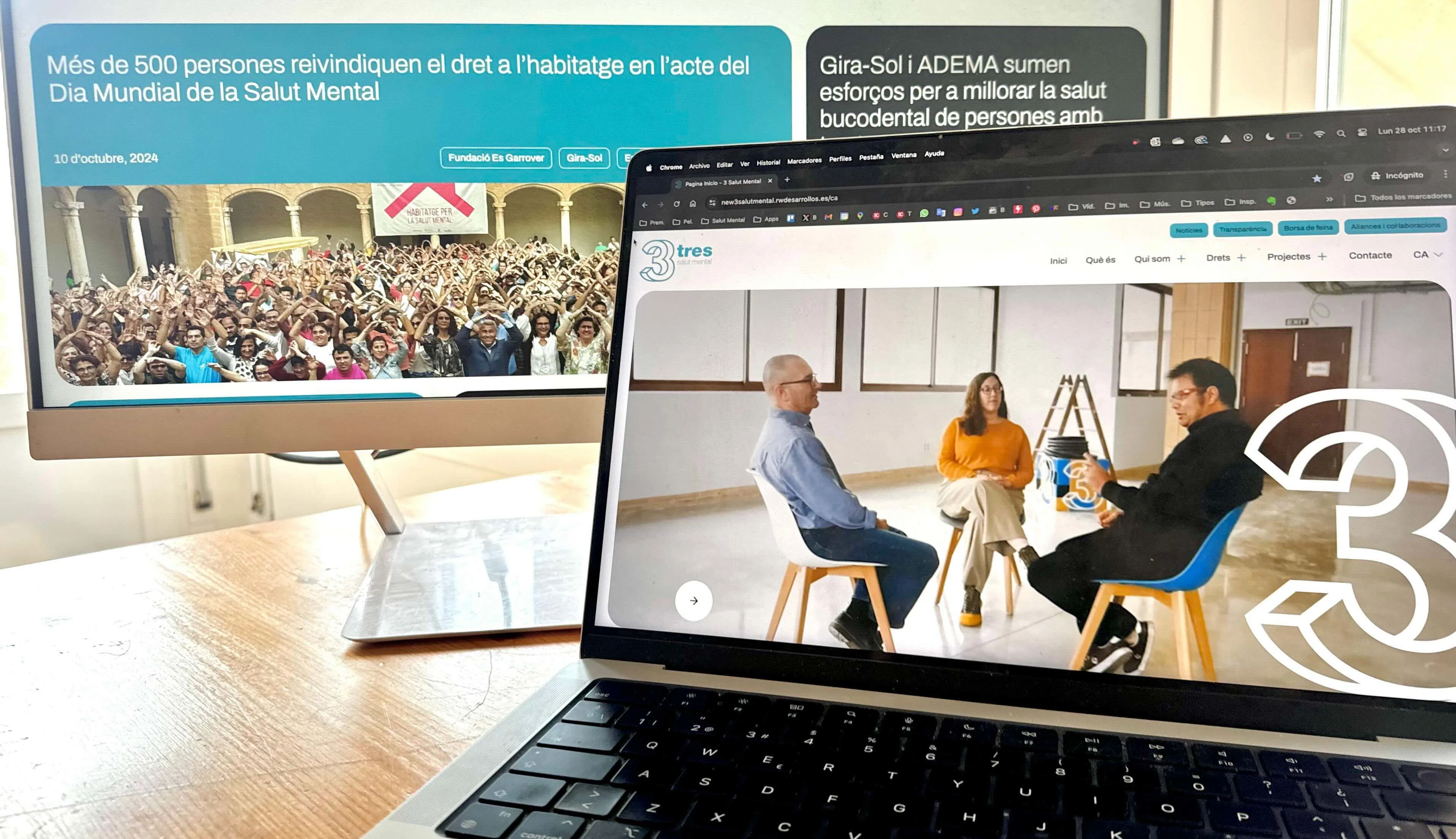 3 Salut Mental mejora su visibilidad estrenando web, podcast e intranet con el proyecto Sostenible ISEM