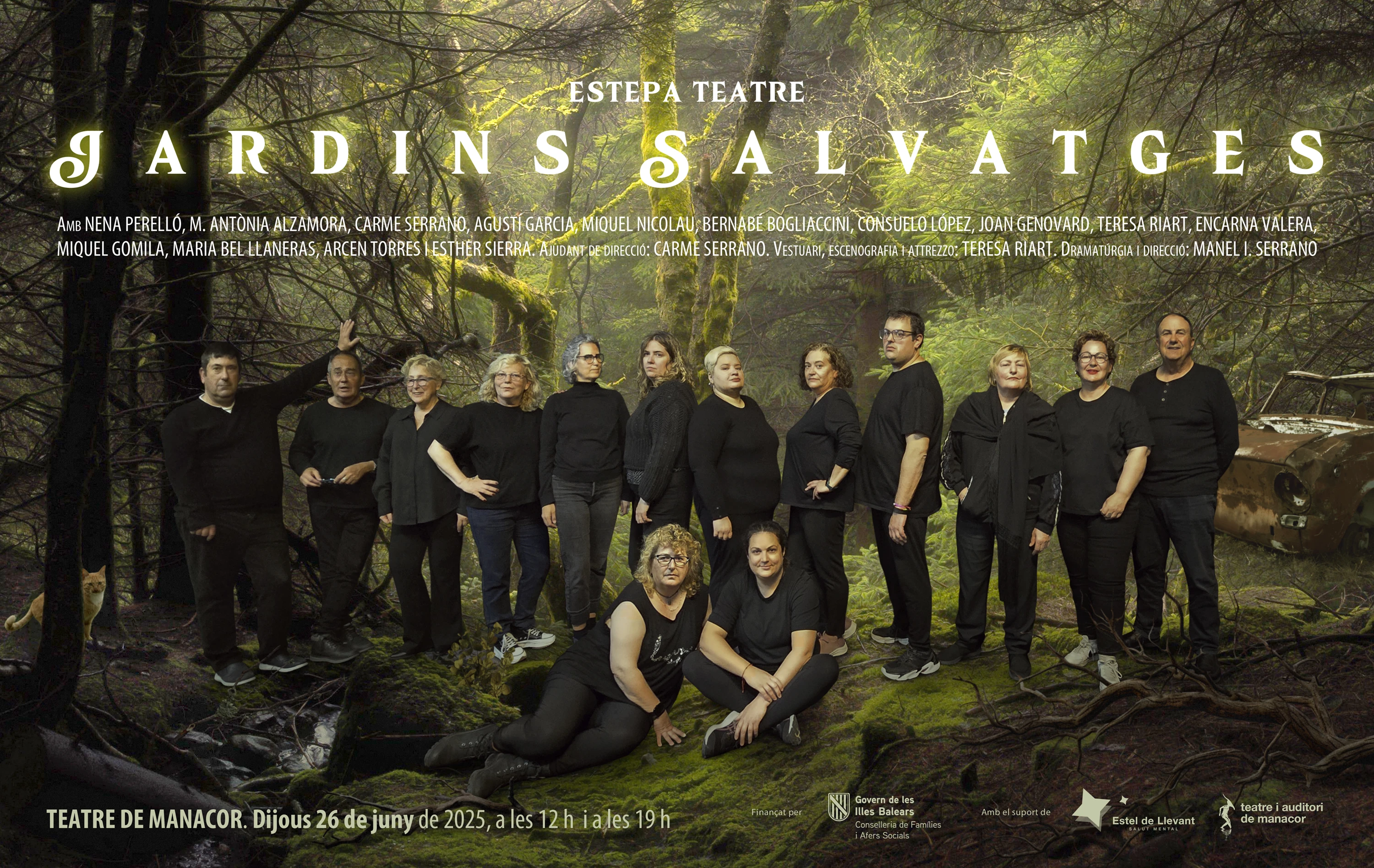 Estepa Teatre estrena "Els jardins salvatges" al Teatre de Manacor