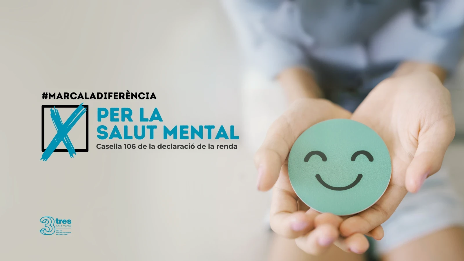 3 Salut Mental anima a la ciutadania a marcar la 'X per la salut mental' a la declaració de la renda
